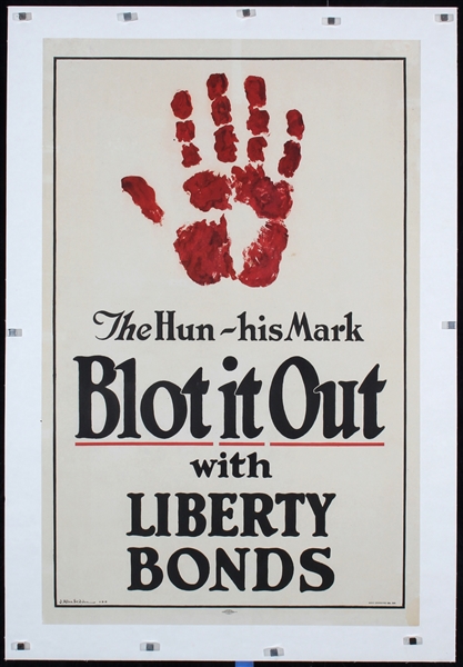 Blot it out - The Hun - His Mark by John Allen St. John, ca. 1918