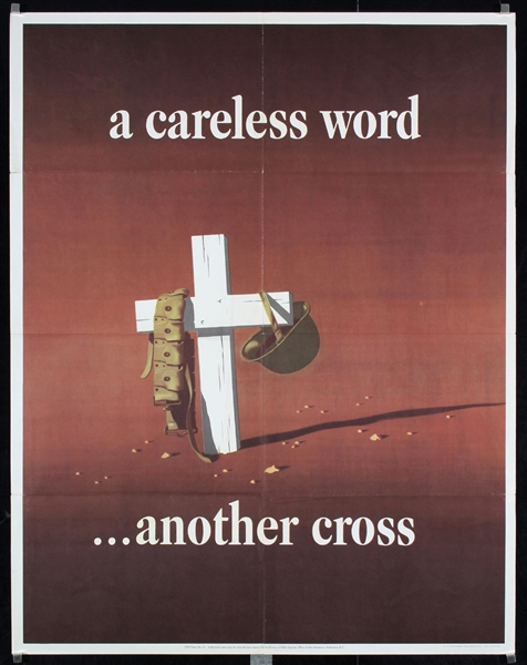 a careless word - another cross by John Atherton, 1943