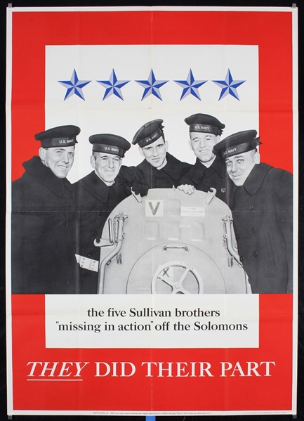 They did their part (Sullivan Brothers) by Anonymous, 1943