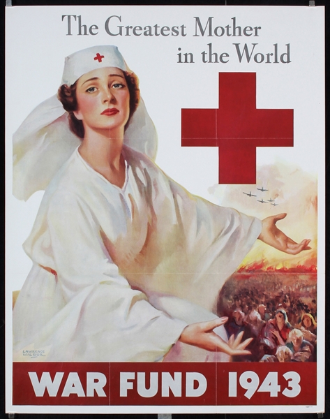 The Greatest Mother (Red Cross) (2 Posters) by Lawrence Wilbur, 1943