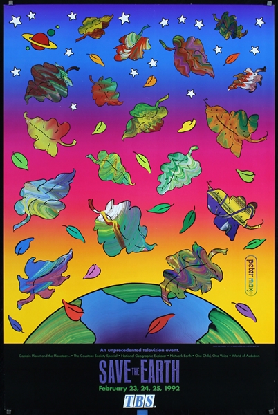 Save the Earth by Peter Max, 1991