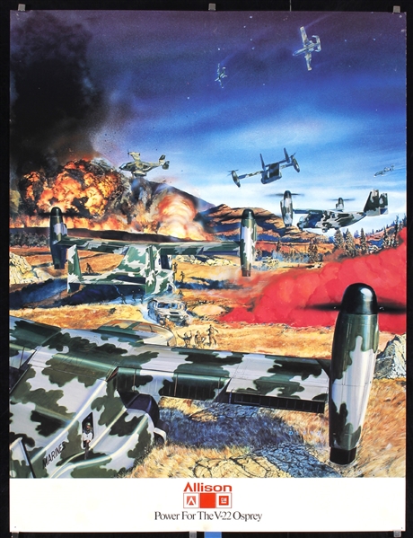 Military Aircraft (4 Posters) by Various Artists, nach 1990