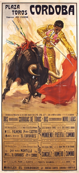 Plaza Toros - Cordoba by J. Reus, 1961