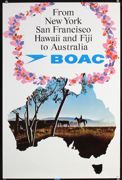 BOAC - From New York to Australia by Anonymous, ca. 1965