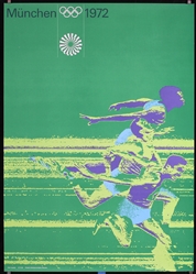 München (Olympic Games - 100 Meter Run) by Otl Aicher, 1972