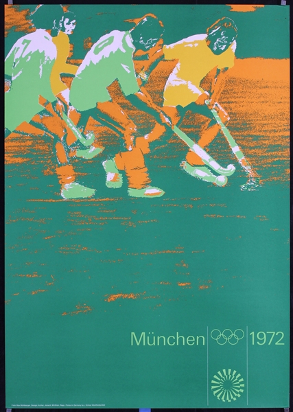 München (Olympic Games - Field Hockey) by Otl Aicher, 1972