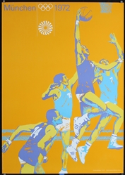 Olympic Games München (Basketball) by Otl Aicher, 1972