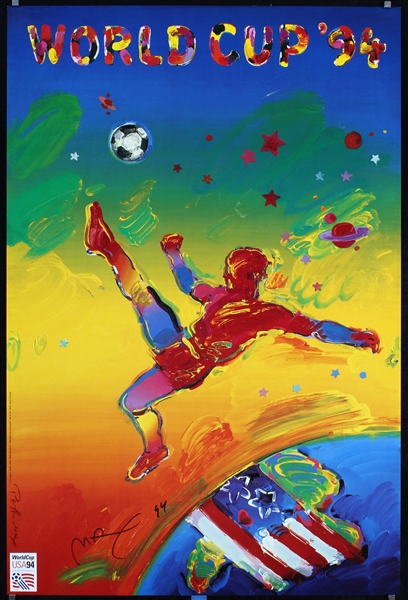 World Cup 94 (Signed) by Peter Max, 1994