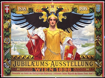 Jubilaeums-Ausstellung Wien by Hans Alois Schram, 1898