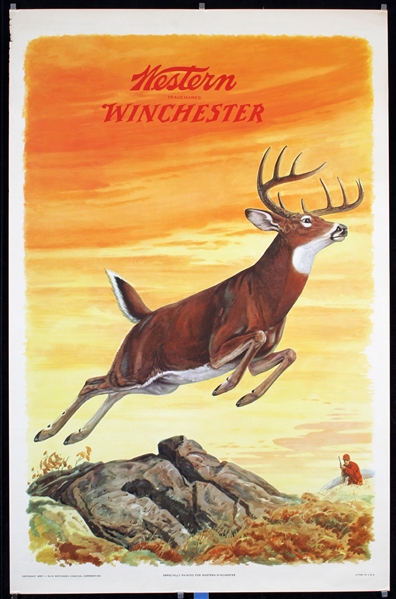 Western Winchester (Buck) by J.G. Woods, 1955