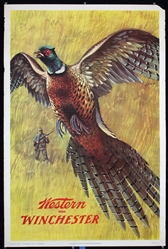 Western Winchester (Pheasant) by Hans Erni, 1955