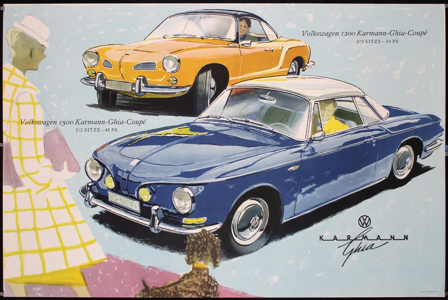 VW - Karmann Ghia (Volkswagen) by Victor Mundorff, ca. 1961