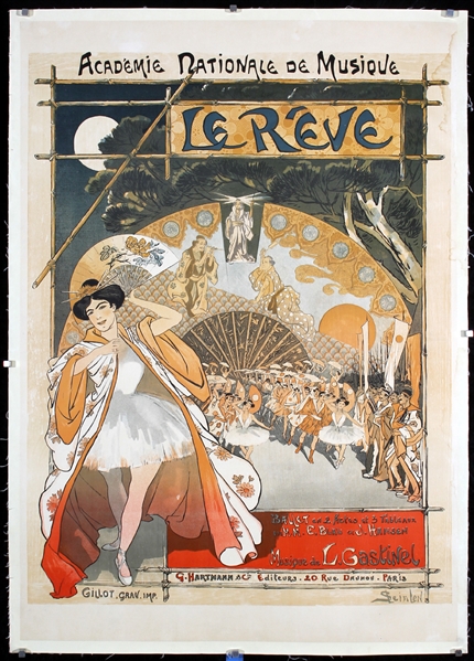 Le Reve by Theophile-Alexandre Steinlen, 1890