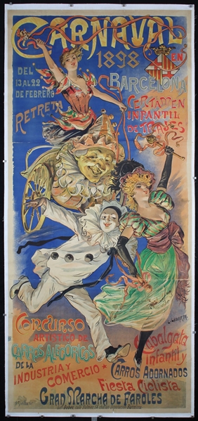 Carnaval en Barcelona by Lluis Labarta, 1898