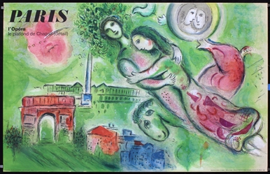 Paris - LOpera by Marc Chagall, 1965