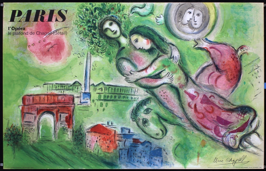 Paris - LOpera by Marc Chagall, 1965