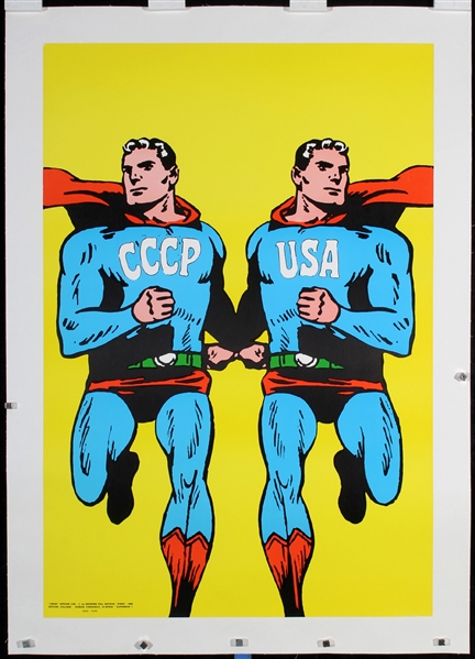 CCCP - USA (USSR - USA Superman) by Roman Cieslewicz, 1968