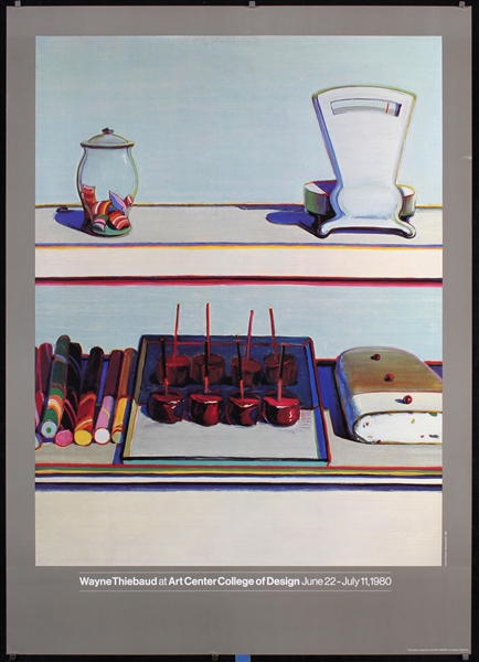 Art Center College of Design (Candy Counter) by Wayne Thiebaud, 1980