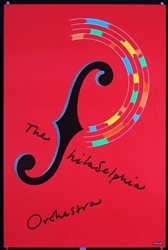 The Philadelphia Orchestra by Milton Glaser, ca. 1980