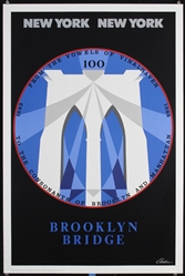 New York New York - Brooklyn Bridge by Robert Indiana, 1983