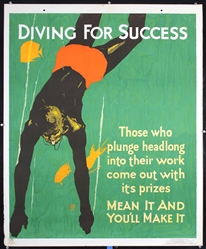 Diving for Success by Willard Frederic Elmes, 1929