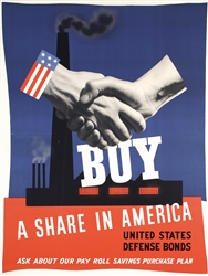 Buy A Share In America (Large Version) by John Carlton Atherton, 1941