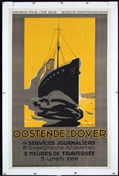 Oostende-Dover - Services Journaliers by Alfons Marchant, ca. 1930