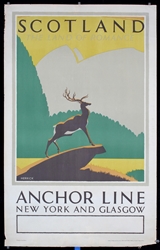 Anchor Line - Scotland by Frederick C. Herrick, ca. 1935