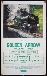 The Golden Arrow - Pullman Service by Barber, ca. 1955