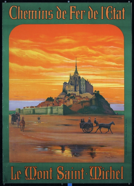 Le Mont Saint-Michel by André Milaire, 1922