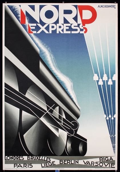 Nord Express (1980 Edition) by Cassandre (Adolphe Mouron),, 1980