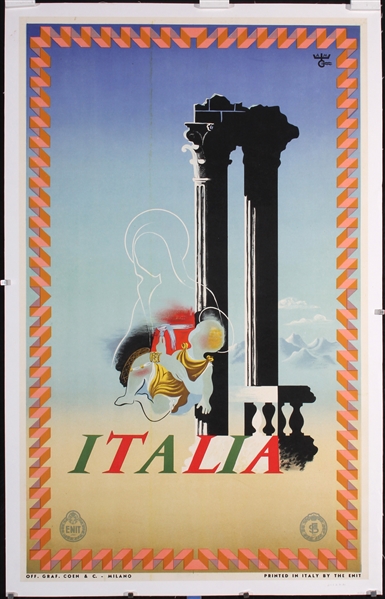 Italia by Cassandre (Adolphe Mouron),, 1936