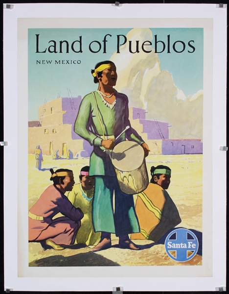 Santa Fe - Land of Pueblos by Anonymous - USA, ca. 1946