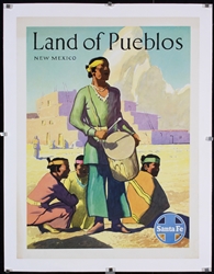 Santa Fe - Land of Pueblos by Anonymous - USA, ca. 1946