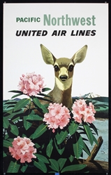 United Air Lines - Pacific Northwest by Stanley Walter Galli, ca. 1960