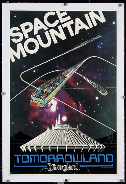 Disneyland - Space Mountain - Tomorrowland by Anonymous - USA, 1977