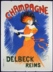 Champagne Delbeck - Reims by Leonetto Cappiello, 1902