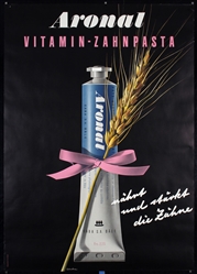 Aromal - Vitamin-Zahnpasta by Hermann Eidenbenz, ca. 1945