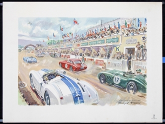 24 Heures Du Mans 1952 by Geo Ham, 1952