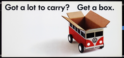 Got a lot to carry? Get a box (VW) by Anonymous, ca. 1964