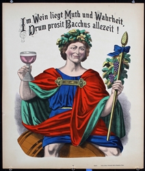 Im Wein Liegt Muth und Wahrheit (Wissembourg #95 by Anonymous, ca. 1890