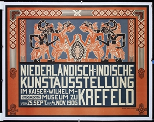 Niederländisch-Indische Kunstausstellung Krefeld by Johan Thorn-Prikker, 1906