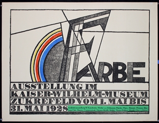 Farbe - Ausstellung im Kaiser-Wilhelm-Museum zu Krefeld by Heinrich Campendonk, 1928