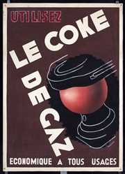 Le Coke de Gaz (2 Maquettes) by R. Motouin, ca. 1950