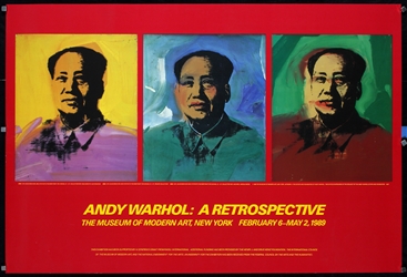 Andy Warhol - A Retrospective (3 Posters) by Andy Warhol, 1989 - 2001