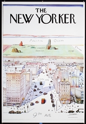 The New Yorker by Saul Steinberg, 1976