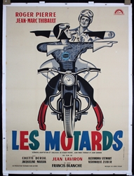 Les Motards / The Motorcycle Cops by Georges Allard, 1958