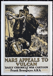 Mars Appeals To Vulcan by Frank Brangwyn, 1915