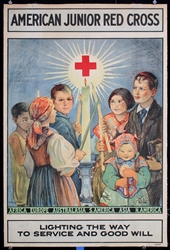 American Junior Red Cross - Lighting The Way by Anna Milo Upjohn, ca. 1918