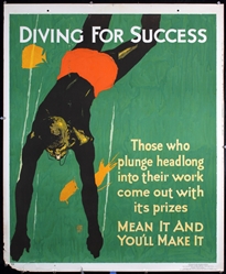 Diving for Success by Willard Frederic Elmes, 1929